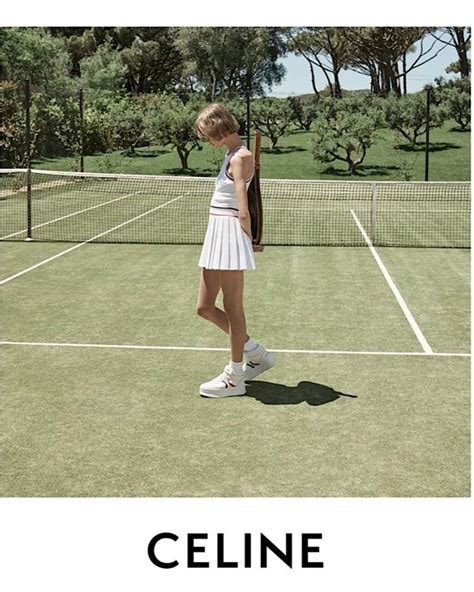 celine tennis skirt|Celine pleated skirt.